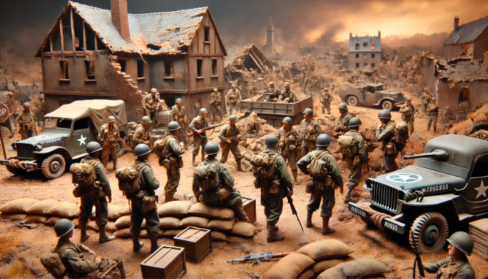 1/35 scale wwiii us army figures